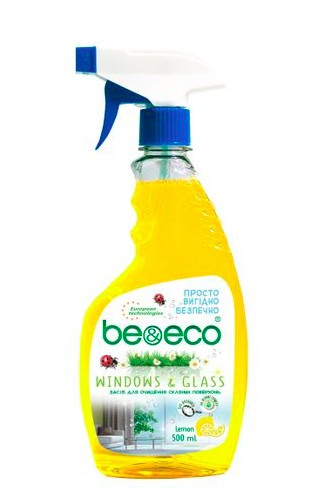 Засіб для чищення скла BE&ECO 0,5 л. (4820168433443)